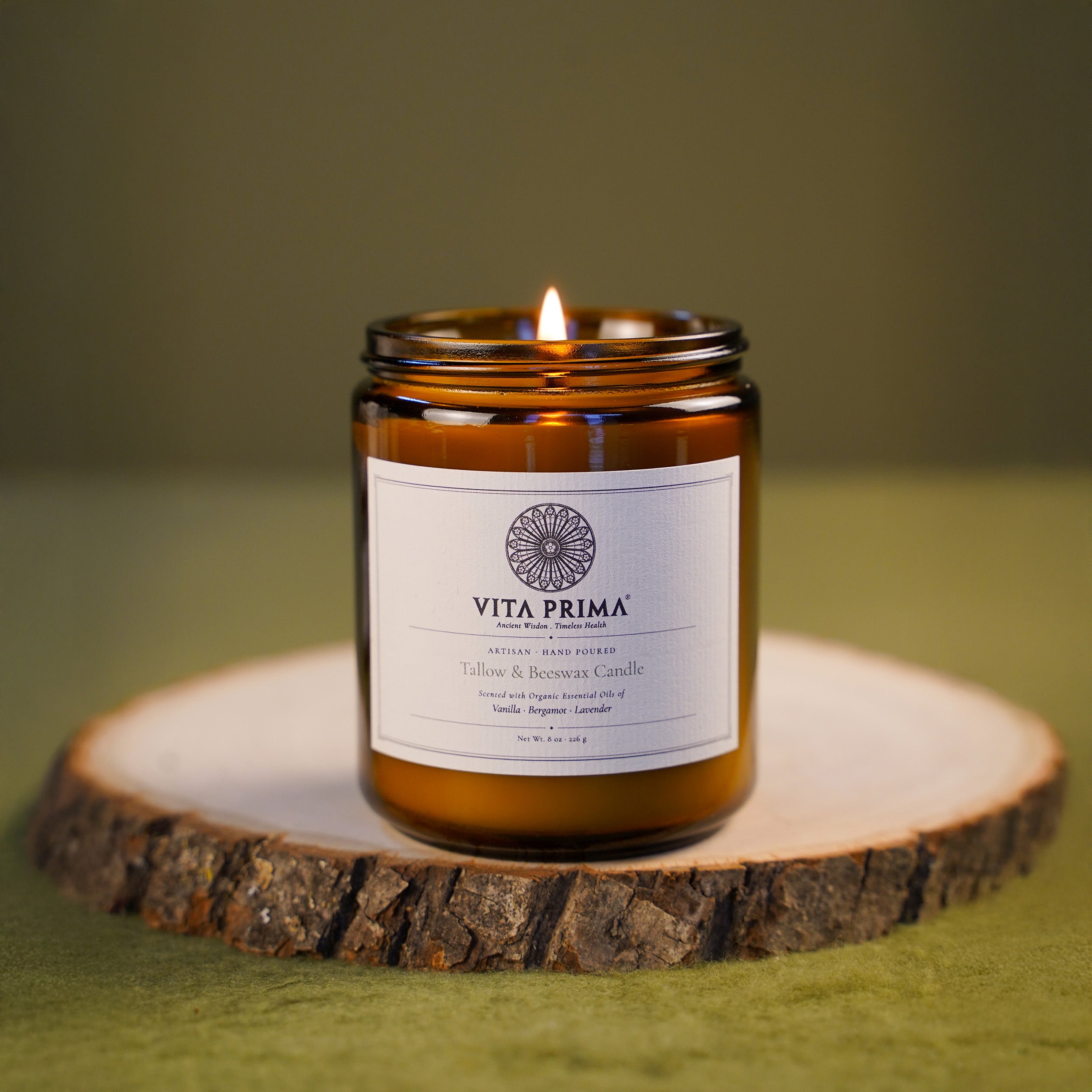 Tallow & Beeswax Candle